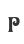 p