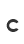 c