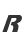 r
