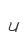 u