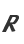 R