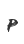 P