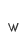 w