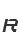 R