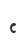 c