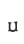 u