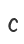 C