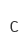 c
