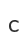 c
