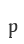 p