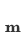 m