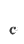 c