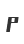 P